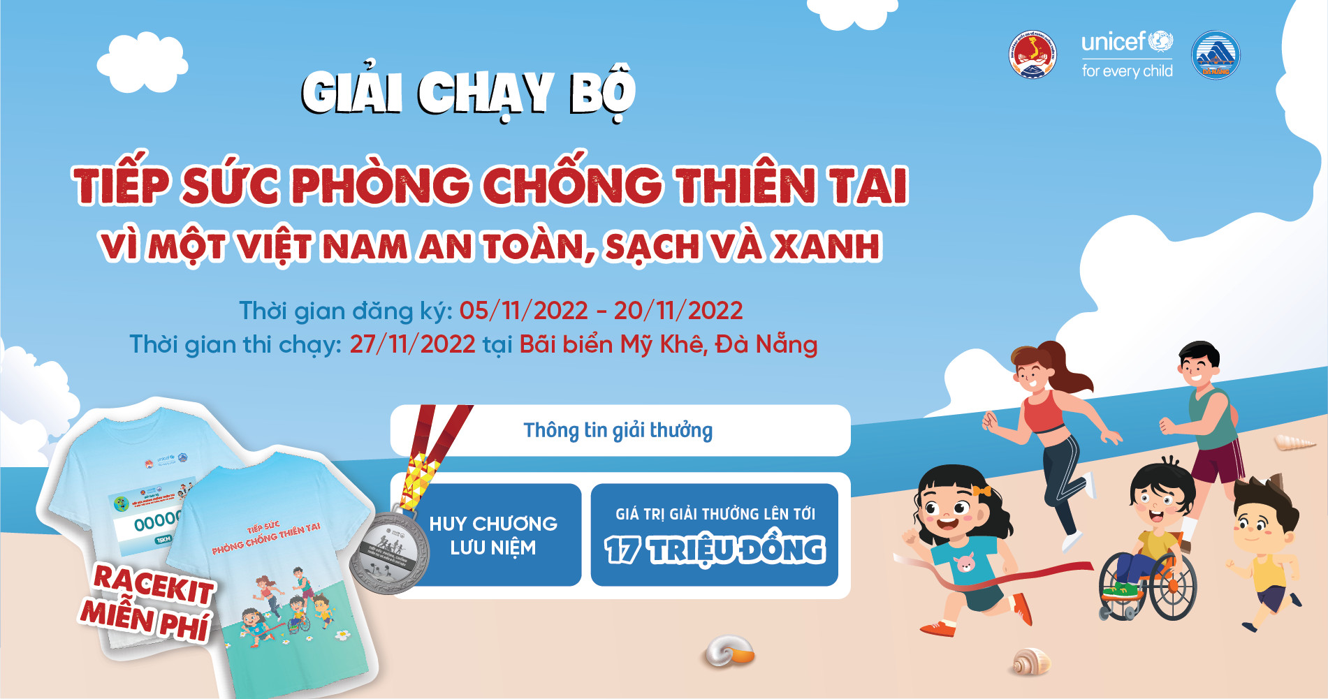 Giải chạy bộ Tiếp sức phòng chống thiê tai và BĐKH